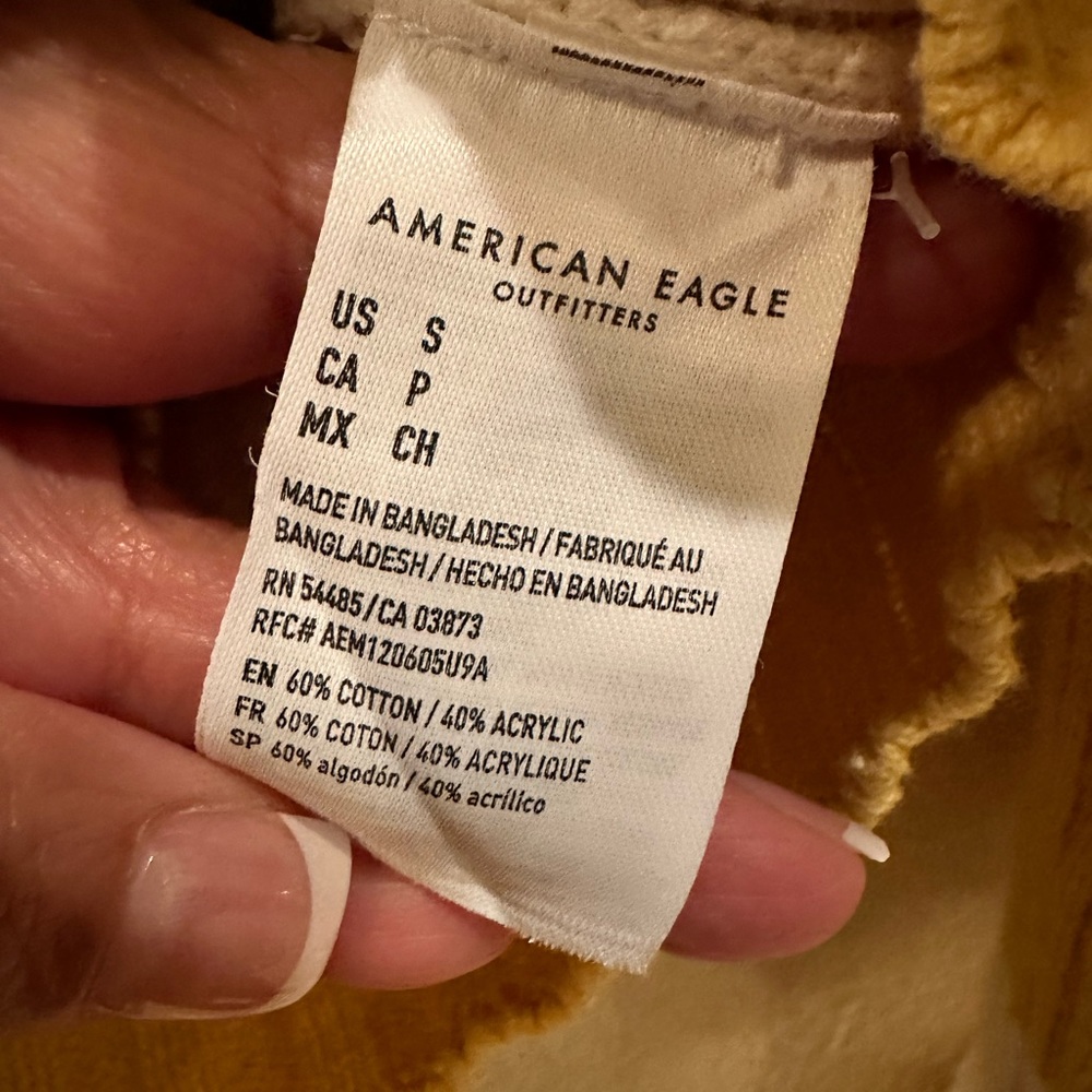 American Eagle Ribbed Button Down Sweater, Size S… - image 4